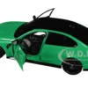 2024 BMW M3 Competition Signal Green with Carbon Top 1/18 Diecast Model Car by Solido