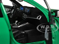 2024 BMW M3 Competition Signal Green with Carbon Top 1/18 Diecast Model Car by Solido