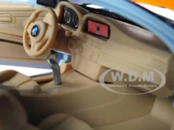 BMW M3 Coupe Gulf Light Blue Orange Stripe 1/24 Diecast Model Car Motormax 79644