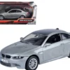 BMW M3 E92 Coupe Gray 1/24 Diecast Model Car Motormax 73347