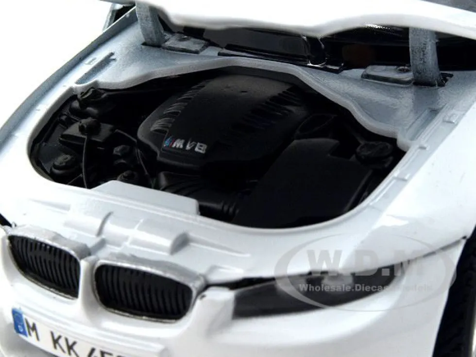 BMW M3 E92 Coupe White 1/24 Diecast Model Car Motormax 73347