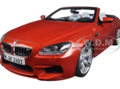 BMW M6 F12M Convertible Sakhir Orange 1/18 Diecast Model Car Paragon Models 97063