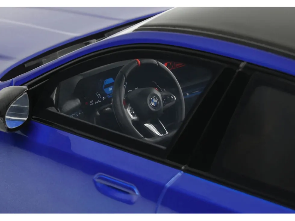 2024 BMW M5 (G90) Marina Bay Blue Metallic with Black Top 1/18 Model Car by GT Spirit