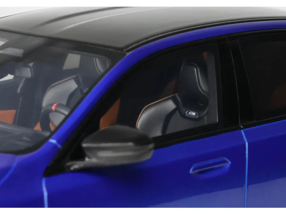 2024 BMW M5 (G90) Marina Bay Blue Metallic with Black Top 1/18 Model Car by GT Spirit