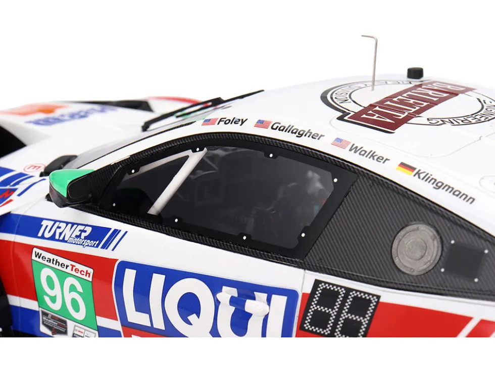 BMW M4 GT3 EVO #96 Robby Foley - Patrick Gallagher - Jens Klingmann - Jake Walker "Turner Motorsport" IMSA "Hours of Daytona" (2025) 1/18 Model Car by Top Speed
