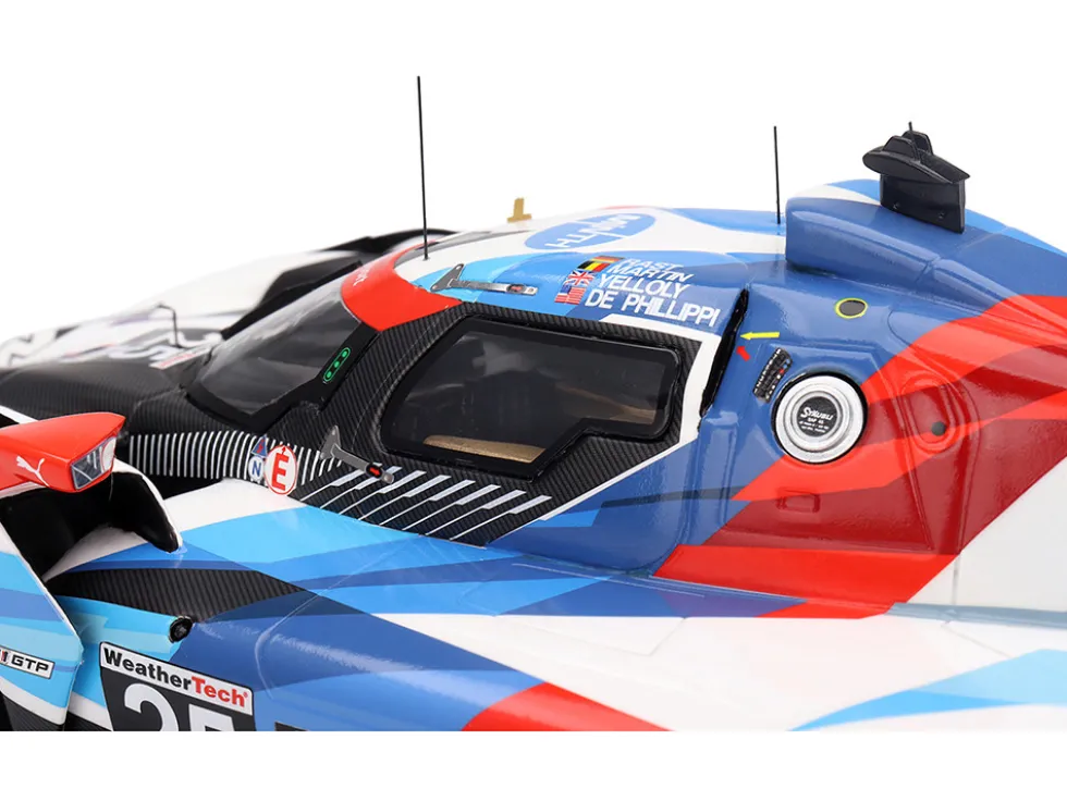 BMW M Hybrid V8 GTP #25 Connor De Phillippi - Maxime Martin - Rene Rast - Nick Yelloly "BMW M Team RLL" "24 Hours of Daytona" (2024) 1/18 Model Car by Top Speed