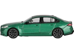 BMW M5 Isle of Man Green Metallic with Carbon Top Limited Edition 1/64 Diecast Model Car by Mini GT