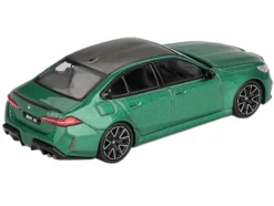 BMW M5 Isle of Man Green Metallic with Carbon Top Limited Edition 1/64 Diecast Model Car by Mini GT