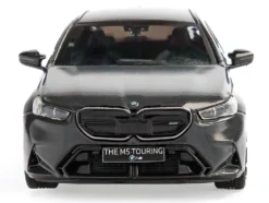 2024 BMW M5 Touring Frozen Deep Gray Metallic with Black Top 1/43 Diecast Model Car by Solido