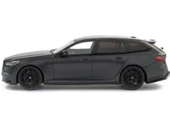 2024 BMW M5 Touring Frozen Deep Gray Metallic with Black Top 1/43 Diecast Model Car by Solido
