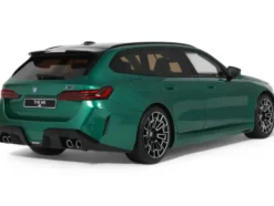 2024 BMW M5 Touring (G99) Isle of Man Green Metallic with Black Top 1/18 Model Car by GT Spirit