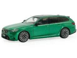 2024 BMW M5 Touring Isle Of Man Green Metallic with Black Top 1/43 Diecast Model Car by Solido