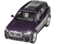 2018 BMW X5 Daytona Violet Metallic Sunroof 1/64 Diecast Model Car Paragon Models PA-55190