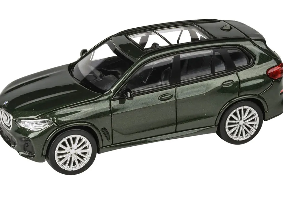 2018 BMW X5 Verde Ermes Green Metallic Sunroof 1/64 Diecast Model Car Paragon Models PA-56181