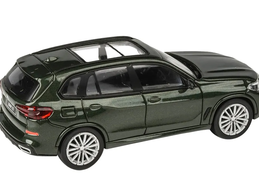 2018 BMW X5 Verde Ermes Green Metallic Sunroof 1/64 Diecast Model Car Paragon Models PA-56181