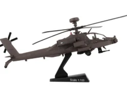 Boeing AH 64D Apache Longbow Helicopter United States Army 1/100 Diecast Model Postage Stamp PS5600