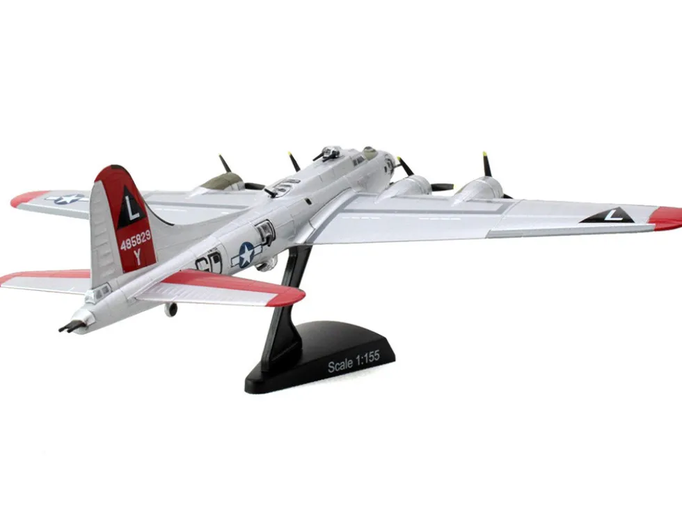 Boeing B 17G Flying Fortress Bomber Aircraft Yankee Lady United States Army Air Force 1/155 Diecast Model Airplane Postage Stamp PS5402-5