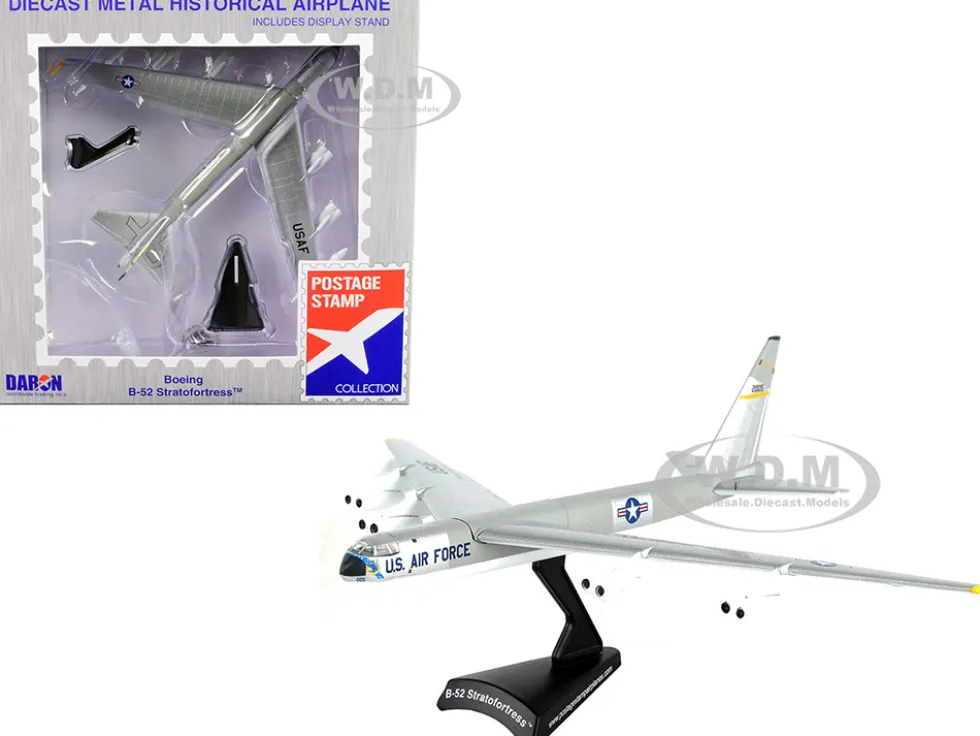 Boeing B 52 Stratofortress Bomber Aircraft United States Air Force 1/300 Diecast Model Airplane Postage Stamp PS5391-2
