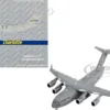 Boeing C 17 Globemaster III Transport Aircraft Charlotte Air National Guard United States Air Force Gray Gemini Macs Series 1/400 Diecast Model Airplane GeminiJets GM137