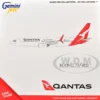 Boeing 737-800 Commercial Aircraft "Qantas Airways" (VH-VZW) White with Red Tail 1/400 Diecast Model Airplane by GeminiJets