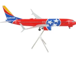Boeing 737 800 Commercial Aircraft Southwest Airlines Tennessee One Tennessee Flag Livery Gemini 200 Series 1/200 Diecast Model Airplane GeminiJets G2SWA1011