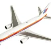 Boeing 767-200 Commercial Aircraft "United Airlines" (N606UA) White with Stripes 1/400 Diecast Model Airplane by V1:400