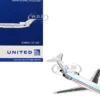 Boeing 727-200 Commercial Aircraft "United Airlines - Stars & Bars/Friend Ship" (N7620U) White with Red and Blue Stripes 1/400 Diecast Model Airplane by GeminiJets