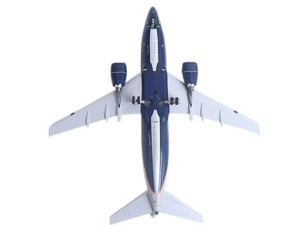 Boeing 737-500 Commercial Aircraft "United Airlines - Classic 737 Series" (N936UA) Gray with Blue Tail "Gemini 200" Series 1/200 Diecast Model Airplane by GeminiJets