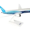 Boeing 787-8 Dreamliner Commercial Aircraft "Boeing House Colors" White and Blue (Snap-Fit) 1/200 Plastic Model by Skymarks