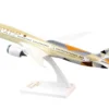 Boeing 787-9 Dreamliner Commercial Aircraft "Etihad Airlines" (A6-BLA) Beige with Tail Graphics (Snap-Fit) 1/200 Plastic Model by Skymarks