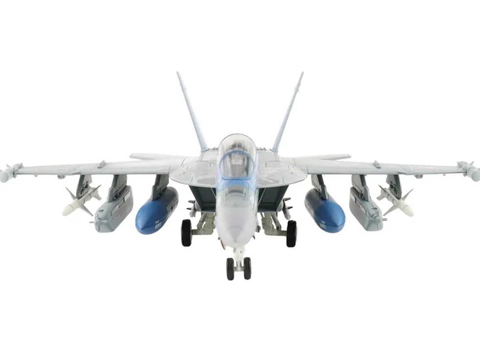 Boeing EA-18G Growler Aircraft "168256, VAQ-139 Cougars" (2025) United States Navy "Air Power Series" 1/72 Diecast Model by Hobby Master