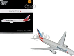 Boeing 777-200ER Commercial Aircraft with Flaps Down 