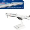 Boeing 777 300ER Commercial Aircraft Air Canada C-FKAU White with Black Tail Snap Fit 1/200 Plastic Model Skymarks SKR955
