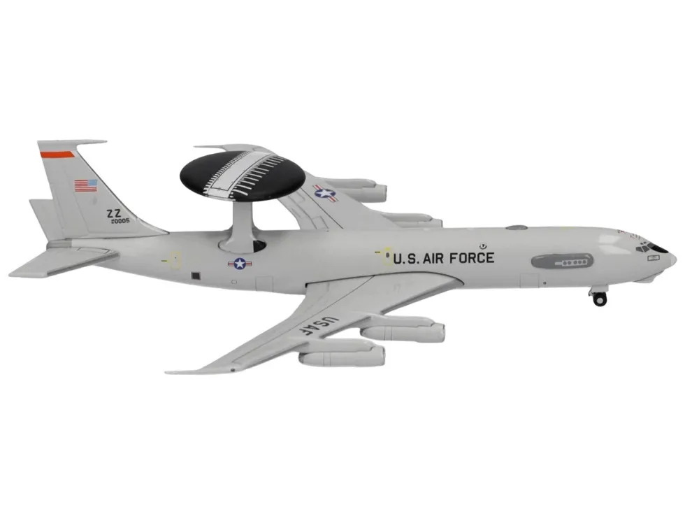 Boeing E-3 Sentry Aircraft "961st Airborne Air Control Squadron, Kadena Air Base" (81-0005) United States Air Force 1/500 Diecast Model Airplane by Herpa