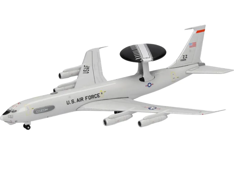 Boeing E-3 Sentry Aircraft "961st Airborne Air Control Squadron, Kadena Air Base" (81-0005) United States Air Force 1/500 Diecast Model Airplane by Herpa