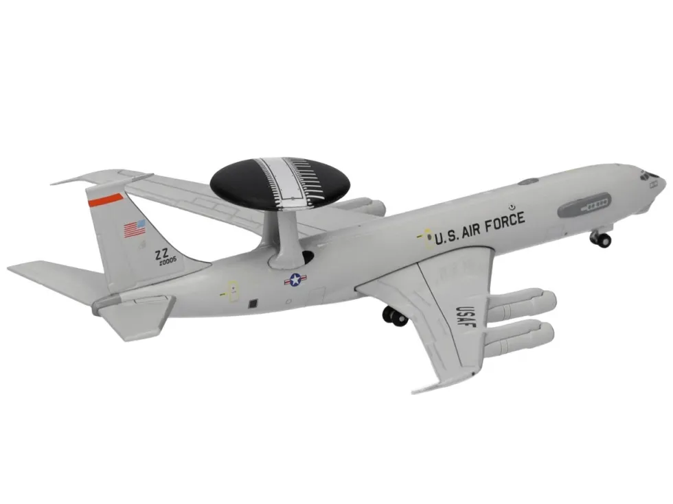 Boeing E-3 Sentry Aircraft "961st Airborne Air Control Squadron, Kadena Air Base" (81-0005) United States Air Force 1/500 Diecast Model Airplane by Herpa