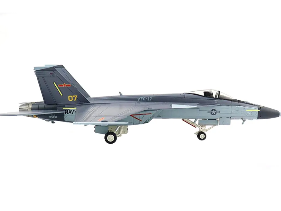 Boeing F A 18E Super Hornet Fighter Aircraft VFC 12 US NAVY NAS Oceana June 2021 Air Power Series 1/72 Diecast Model Hobby Master HA5131