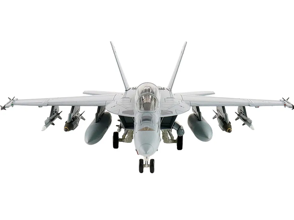 Boeing F/A-18F Super Hornet Fighter Aircraft "165875, Green Hornet, VX-23 Salty Dogs, NAS Patuxent River" (2011) United States Navy "Air Power Series" 1/72 Diecast Model by Hobby Master