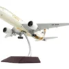 Boeing 777F Commercial Aircraft Etihad Airways Cargo Beige with Tail Graphics Gemini 200 Interactive Series 1/200 Diecast Model Airplane GeminiJets G2ETD955