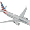 Boeing 737 MAX 8 Commercial Aircraft "American Airlines" (N326RP) Gray with Striped Tail "Gemini 200" Series 1/200 Diecast Model Airplane by GeminiJets