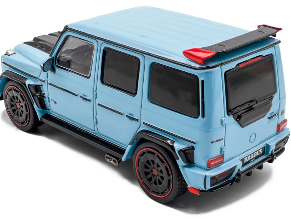 2021 Brabus Rocket 900 China Blue with Black Hood 1/43 Diecast Model Car by Solido