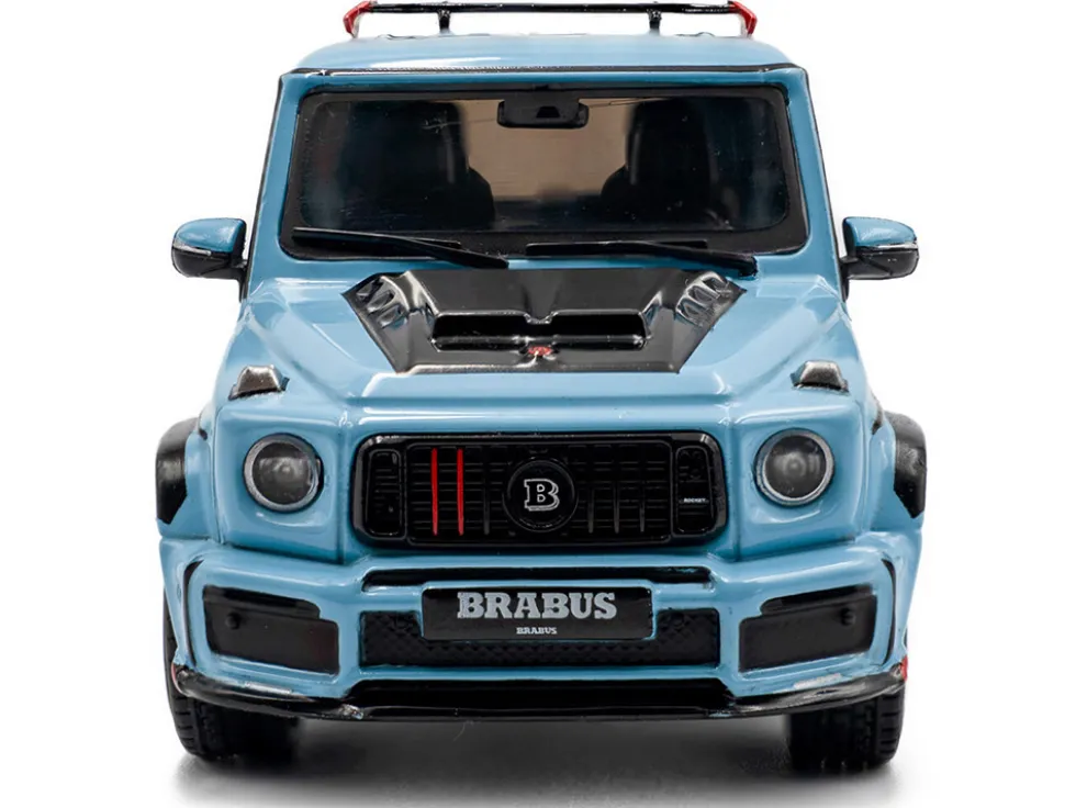 2021 Brabus Rocket 900 China Blue with Black Hood 1/43 Diecast Model Car by Solido