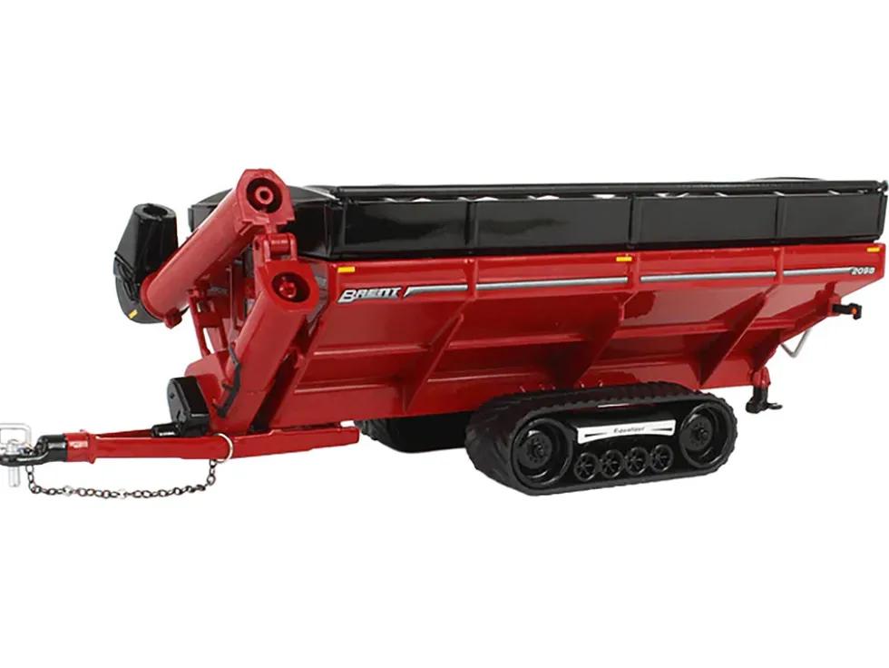 Brent 2098 Avalanche Grain Cart with Equalizer Tracks Red 1/64 Diecast Model by SpecCast