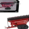 Brent V1300 Grain Cart with Tracks Red 1/64 Diecast Model SpecCast UBC025