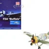 Brewster F2A Model 239 "Buffalo" Fighter Aircraft "BW364, LeLv 24, flown by Warrant Officer Ilmari Juutilainen" (1942) Finnish Air Force "Air Power Series" 1/48 Diecast Model by Hobby Master
