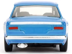Brian's Ford Escort Light Blue White Stripes Fast & Furious Movie 1/32 Diecast Model Car Jada 97188