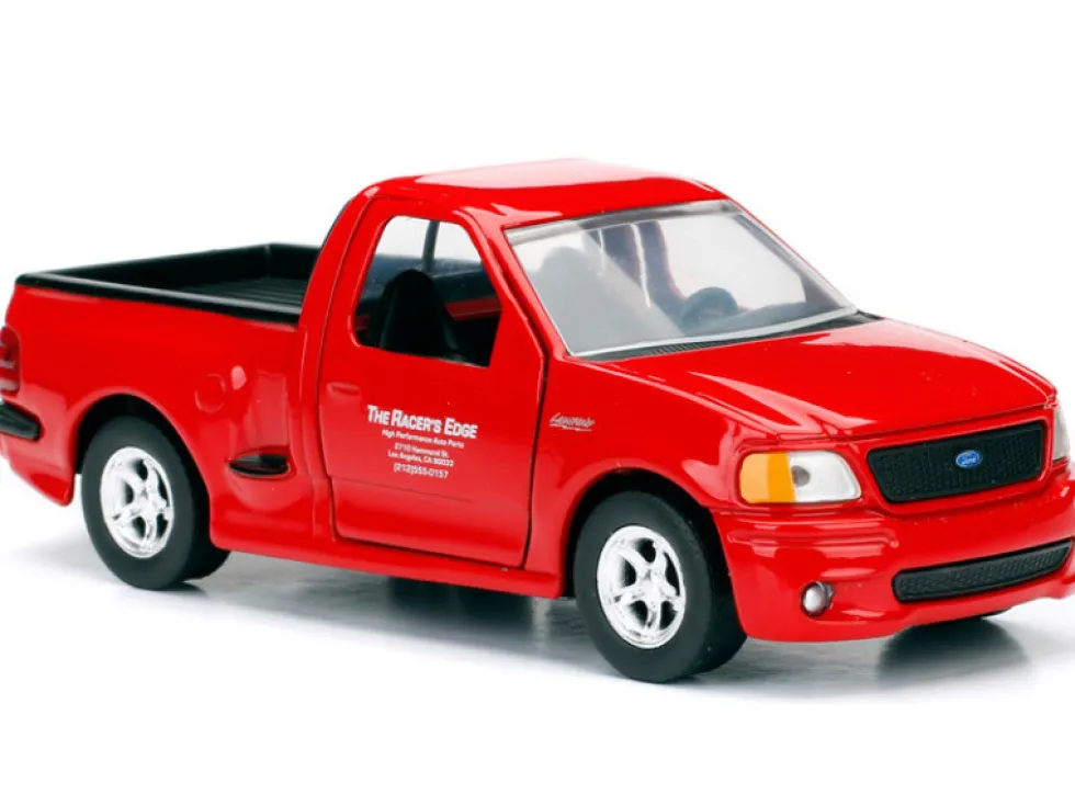Brian's 1999 Ford F-150 SVT Lightning Pickup Truck Red Fast & Furious Movie 1/32 Diecast Model Car Jada 98320