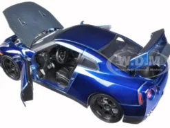 Brian's 2009 Nissan GTR R35 Blue "Fast & Furious 7" Movie 1/24 Diecast Model Car Jada 97036