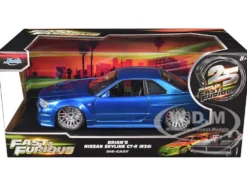 Brian's Nissan GTR Skyline R34 RHD (Right Hand Drive) Blue