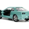 Brian's Nissan Skyline GT-R (BNR34) RHD (Right Hand Drive) Turquoise Metallic "Fast & Furious" Movie 1/32 Diecast Model Car by Jada